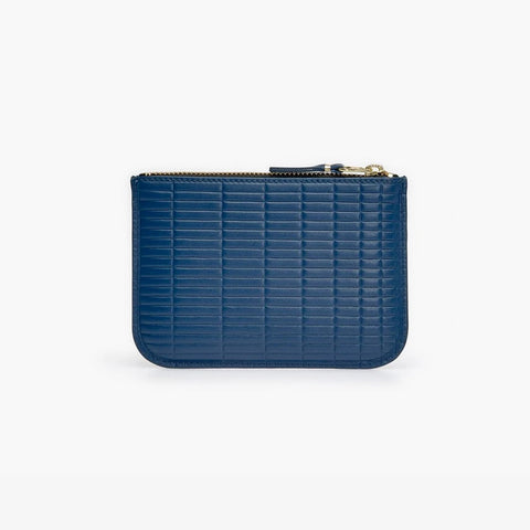 Comme Des Garçons Top Zipped Wallet Blue