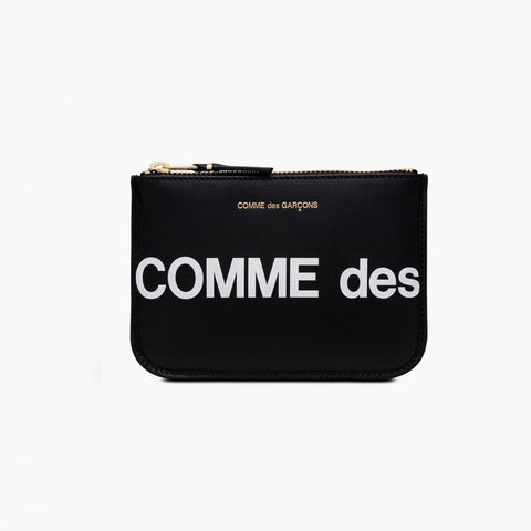 Comme Des Garçons Huge Logo Wallet Black