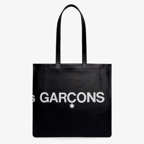 Comme Des Garçons Huge Logo Tote Black