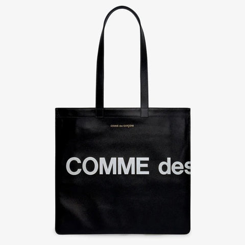 Comme Des Garçons Huge Logo Tote Black