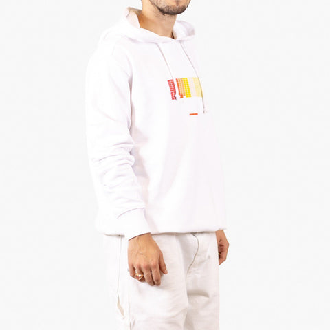 Silhouette Breakout Logo Hoody White