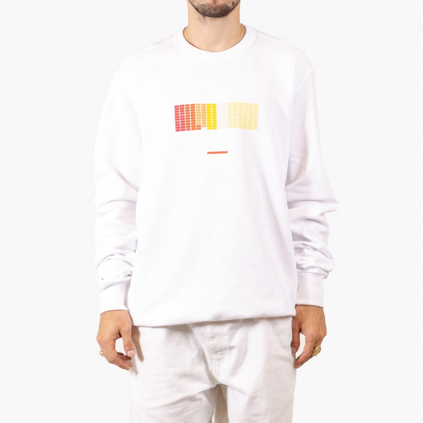 Silhouette Breakout Logo Sweater White