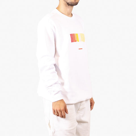 Silhouette Breakout Logo Sweater White