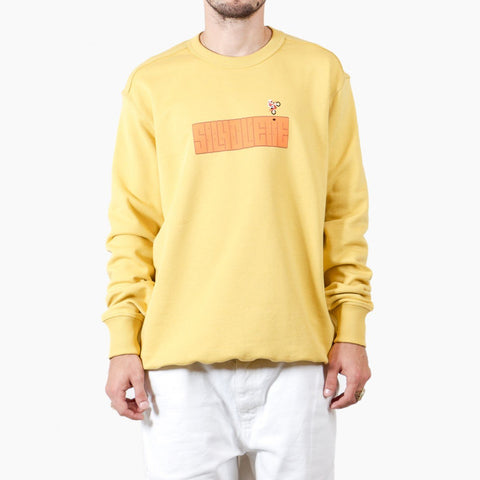 Silhouette Excitebike Logo Sweater Road Yellow