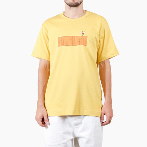 Silhouette Excitebike Logo T-Shirt Road Yellow