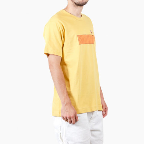 Silhouette Excitebike Logo T-Shirt Road Yellow