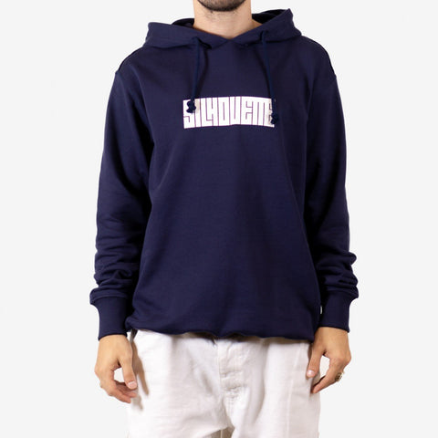 Silhouette Classic Logo Hoody Navy Blue