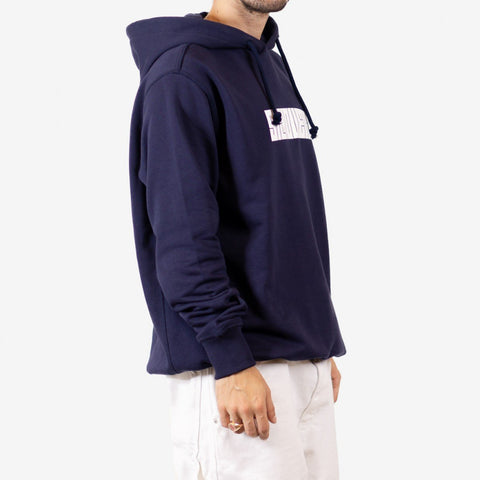 Silhouette Classic Logo Hoody Navy Blue