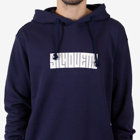 Silhouette Classic Logo Hoody Navy Blue