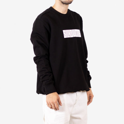 Silhouette Classic Logo Sweater Black