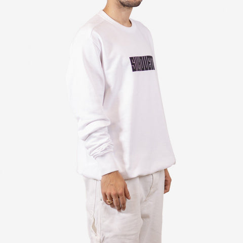 Silhouette Classic Logo Sweater White