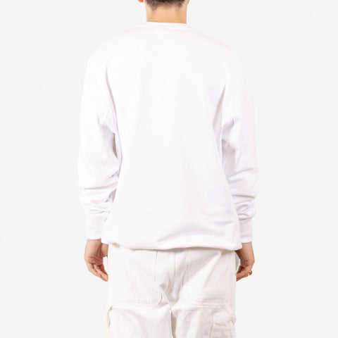 Silhouette Classic Logo Sweater White