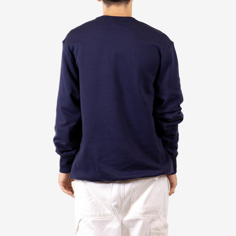 Silhouette Classic Logo Sweater Navy Blue