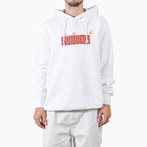 Silhouette Mario Logo Hoody White