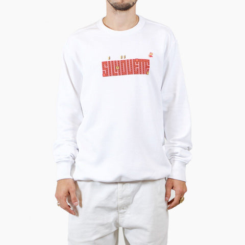 Silhouette Mario Logo Sweater White