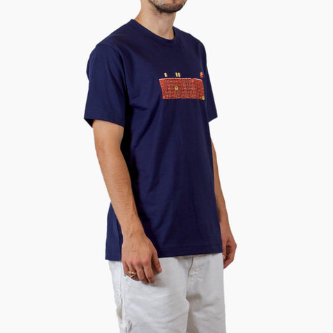 Silhouette Mario Logo T-Shirt Navy