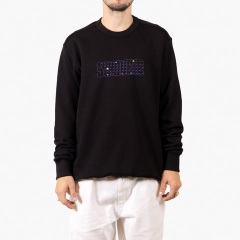 Silhouette Pacman Logo Sweater Black