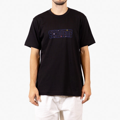 Silhouette Pacman Logo T-Shirt Black