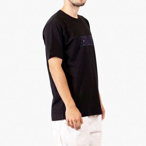 Silhouette Pacman Logo T-Shirt Black