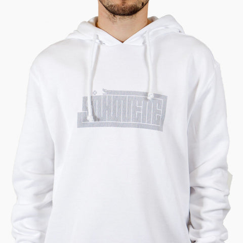 Silhouette Snake Logo Hoody White