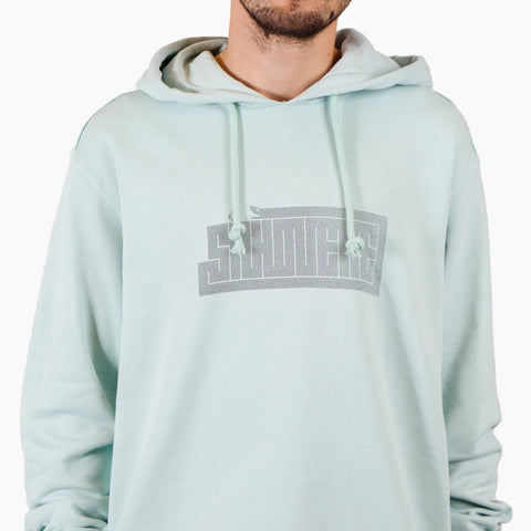 Silhouette Snake Logo Hoody Screen Green