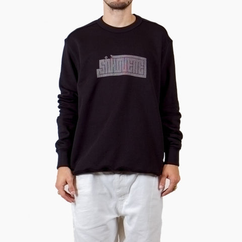 Silhouette Snake Logo Sweater Black