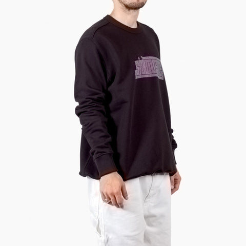 Silhouette Snake Logo Sweater Black