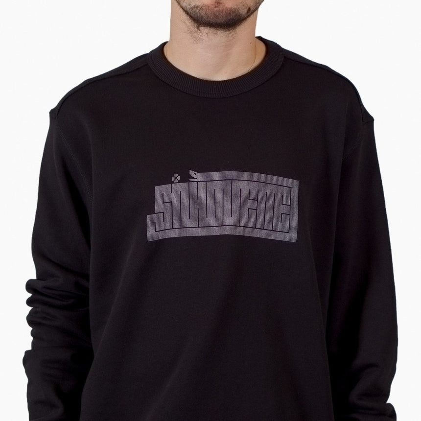 Silhouette Snake Logo Sweater Black