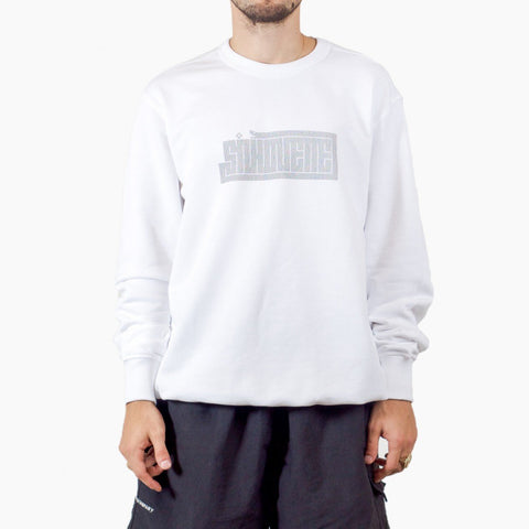 Silhouette Snake Logo Sweater White