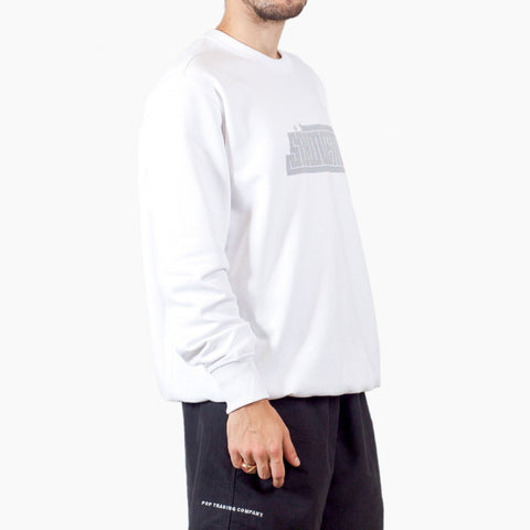 Silhouette Snake Logo Sweater White