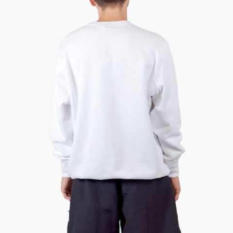 Silhouette Snake Logo Sweater White