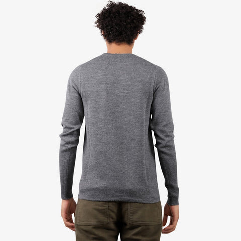 The Inoue Brothers for Snow Peak High Gauge Crew Neck Base Layer Grey