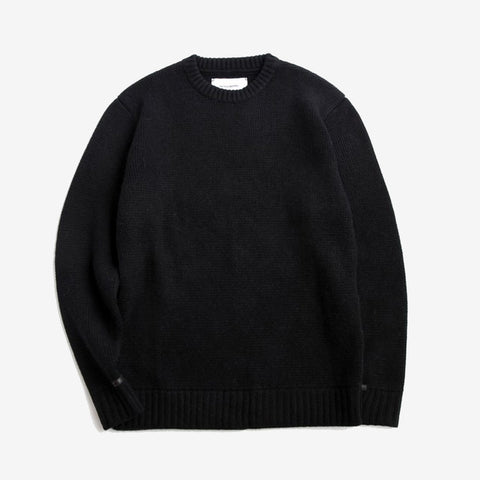 The Inoue Brothers Milano Crew Neck Sweater Black