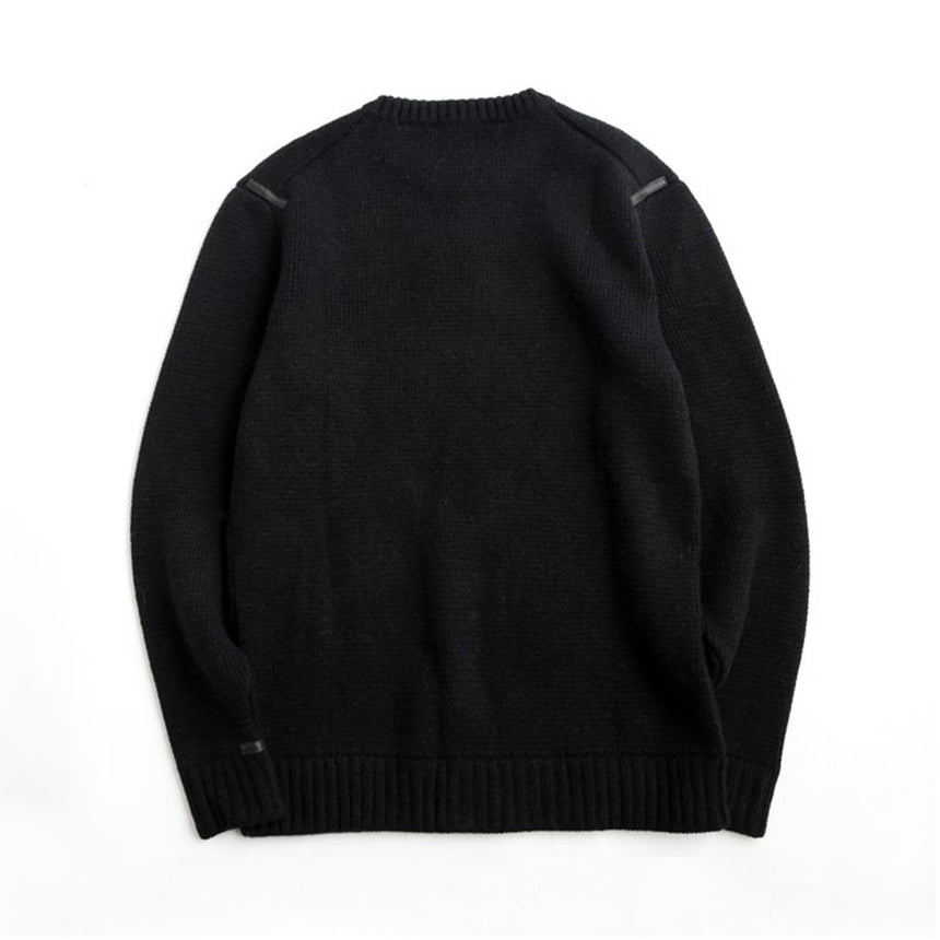 The Inoue Brothers Milano Crew Neck Sweater Black