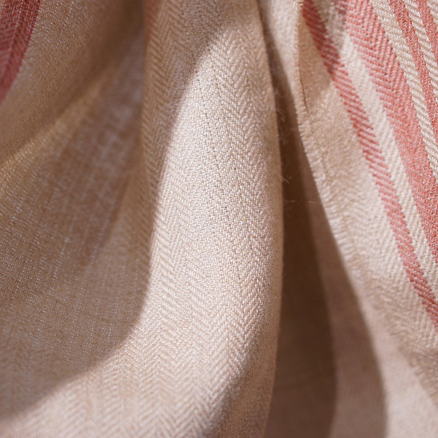 The Inoue Brothers Natural Dyed Scarf Beige / Cochinilla