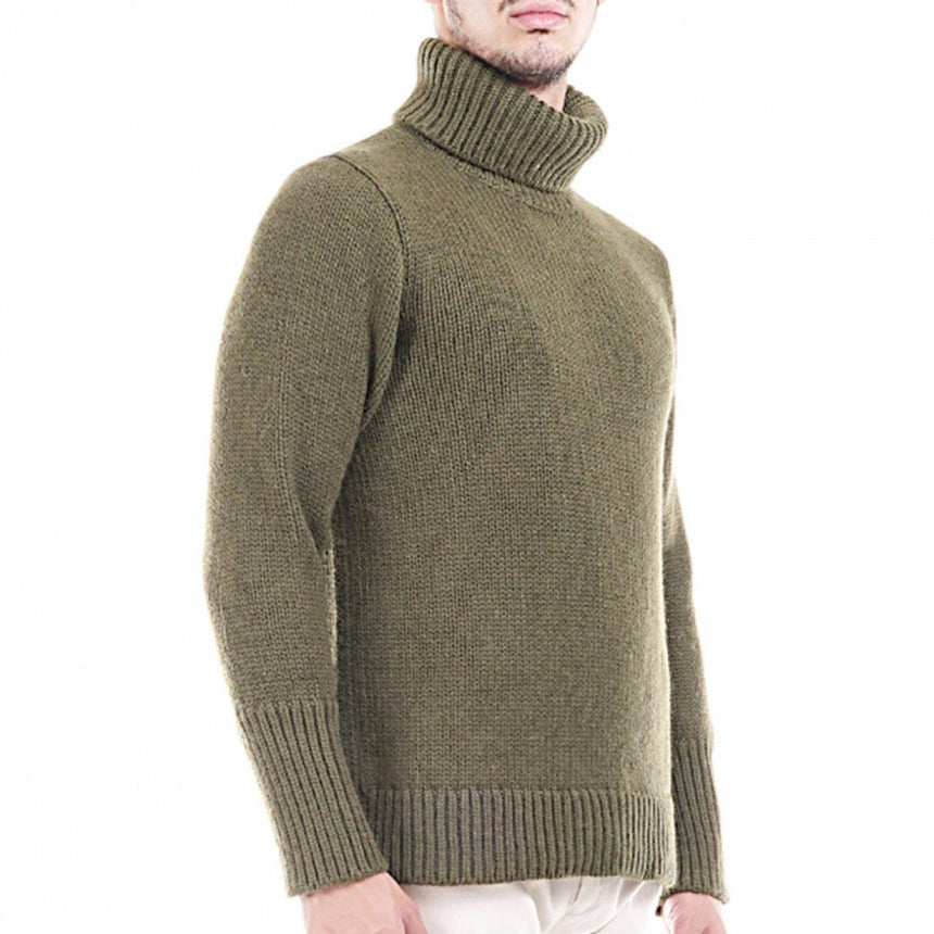The Inoue Brothers Turtle Neck Sweater Olive