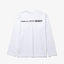 Comme des Garçons SHIRT Longsleeve Logo Print T-Shirt White