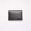 Acne Studios Folded Leather Card Holder Black