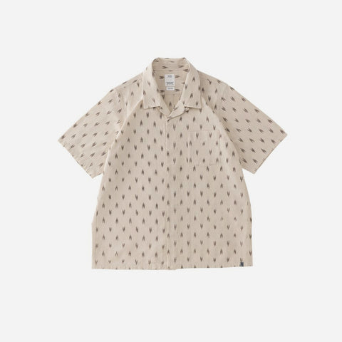 Visvim Free Edge Shirt S/S Kasuri Ivory