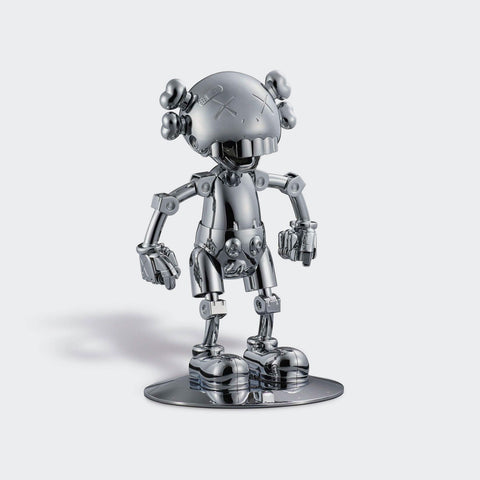 Kaws X Hajime Sorayama No Future Companion Silver Chrome