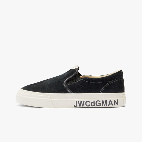 Junya Watanabe MAN x Stepney Workers Club Suede Lister Slip-On Black