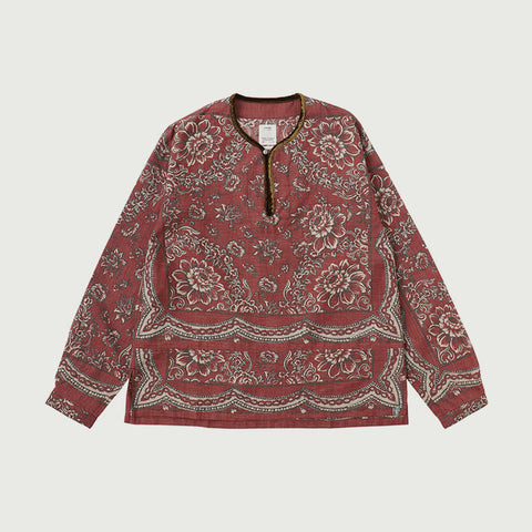 Visvim Tunic P.O. Wildflower P.W Red